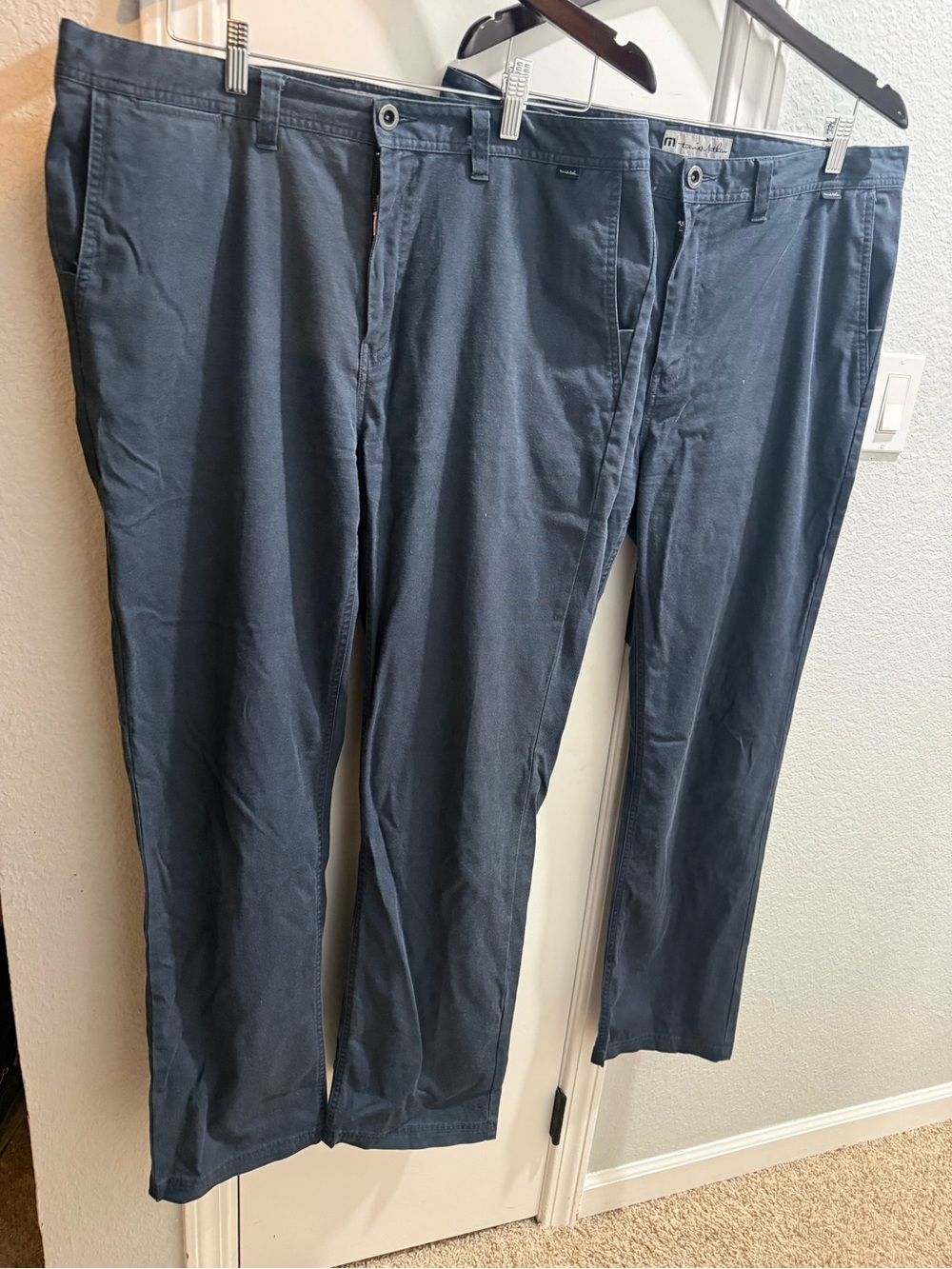 Travis Mathew Men's Dark Blue Chino Pants